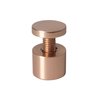 Outwater Round Standoffs, 3/4 in Bd L, Aluminum Brown, 1 in OD 3P1.56.00432